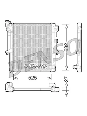Výprodej Chladič, chlazení motoru DENSO DRM45034