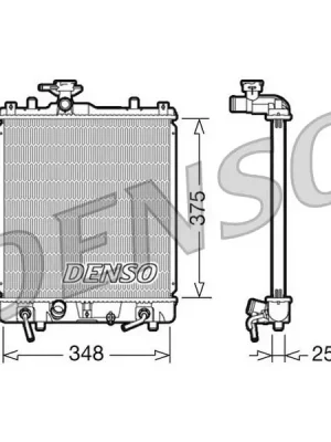 Chladič, chlazení motoru DENSO DRM47009 Must-Have