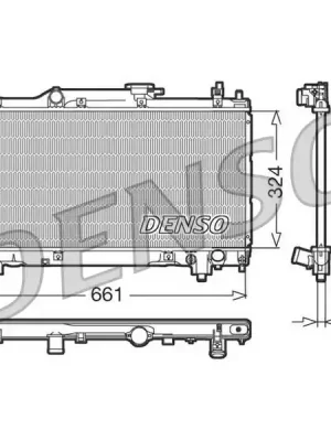 Chladič, chlazení motoru DENSO DRM50015 Nakupujte Hned