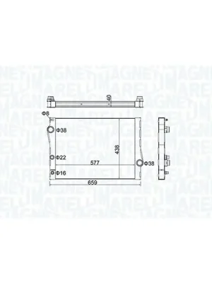 Must-Have Chladič, chlazení motoru MAGNETI MARELLI 350213163500