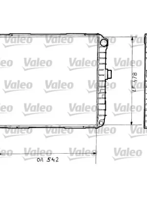 Nejprodávanější Chladič, chlazení motoru VALEO 730377