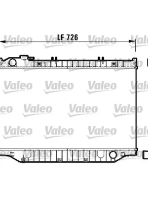 Chladič, chlazení motoru VALEO 732415 Výhodná Nabídka