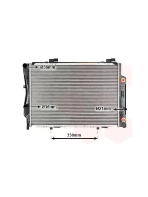 Chladič, chlazení motoru VAN WEZEL 30002173 Levný