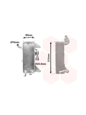 Chladič oleje, automatická převodovka VAN WEZEL 03013725 Cenová Bomba