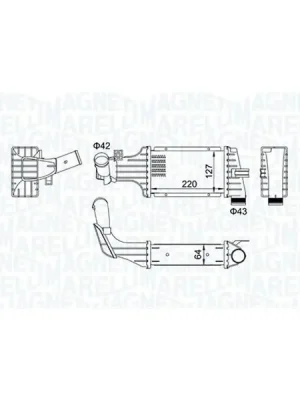 Vysoce Kvalitní Chladič turba MAGNETI MARELLI 351319204190