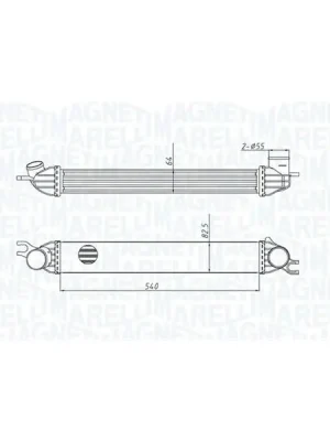 Finální Výprodej Chladič turba MAGNETI MARELLI 351319204290