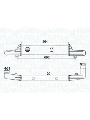 Chladič turba MAGNETI MARELLI 351319204330 Akční Cena