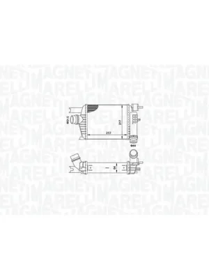 Chladič turba MAGNETI MARELLI 351319205160 Výhodná Nabídka