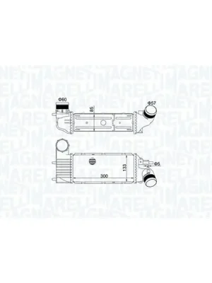 Výprodej Chladič turba MAGNETI MARELLI 351319205250