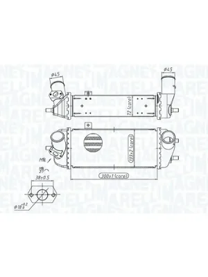 Must-Have Chladič turba MAGNETI MARELLI 351319205700