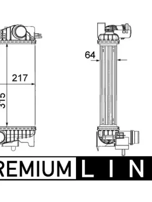 Expresní Doručení Chladič turba MAHLE CI 263 000P