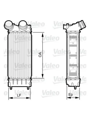 Chladič turba VALEO 818226 Výprodej