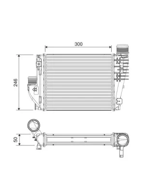 Oblíbený Chladič turba VALEO 818304