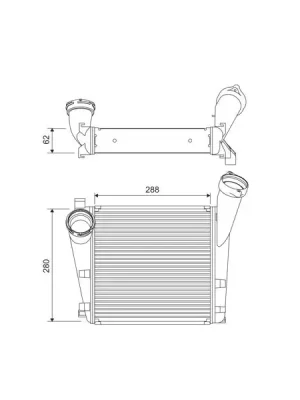 Chladič turba VALEO 818394 Novinka
