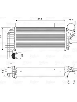Aktuální Chladič turba VALEO 818604