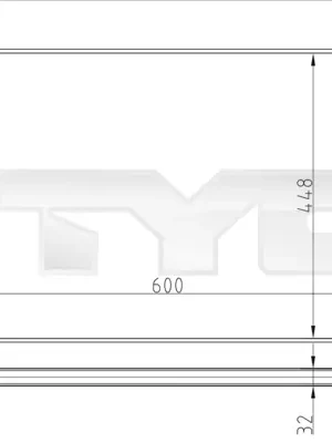 Vysoce Kvalitní Chladič, chlazení motoru TYC 737-0067-R