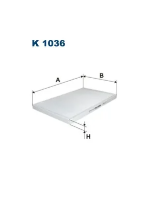 Filtr, vzduch v interiéru FILTRON K 1036 Levný