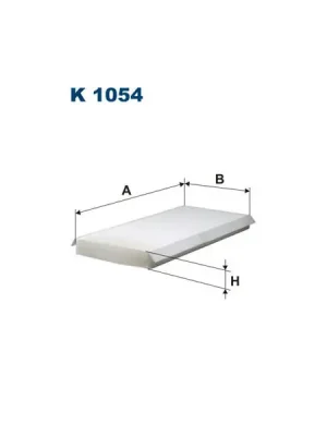 Odeslání Ihned Filtr, vzduch v interiéru FILTRON K 1054