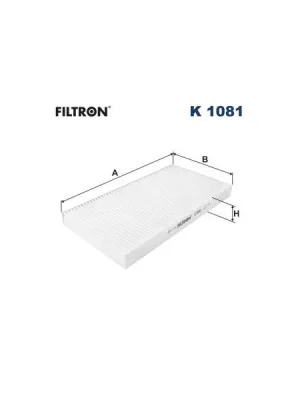 Cenově Výhodný Filtr, vzduch v interiéru FILTRON K 1081
