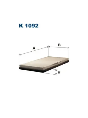 Sleva Filtr, vzduch v interiéru FILTRON K 1092