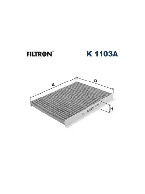 Filtr, vzduch v interiéru FILTRON K 1103A Nejprodávanější