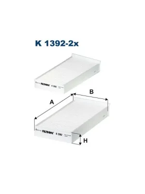 Expresní Doručení Filtr, vzduch v interiéru FILTRON K 1392-2x