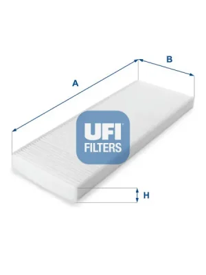 Filtr, vzduch v interiéru UFI 53.014.00 Novinka
