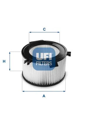 Filtr, vzduch v interiéru UFI 53.067.00 Výhodná Nabídka