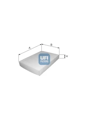 Filtr, vzduch v interiéru UFI 53.135.00 Nová Kolekce