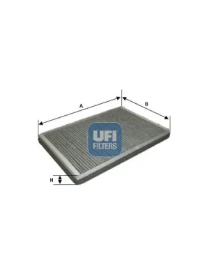 Filtr, vzduch v interiéru UFI 54.169.00 Tovární Cena