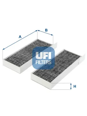 Filtr, vzduch v interiéru UFI 54.254.00 Expresní Doručení