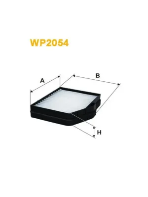 Nejprodávanější Filtr, vzduch v interiéru WIX FILTERS WP2054