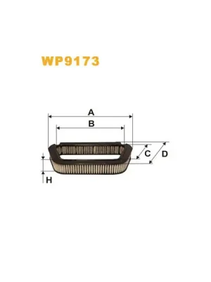 Filtr, vzduch v interiéru WIX FILTERS WP9173 Zlevněný