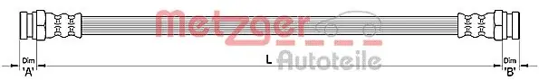Zlevněný Brzdová hadice METZGER 4110485