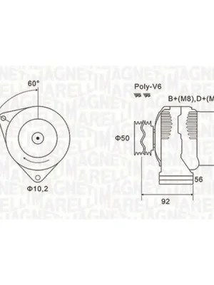 generátor MAGNETI MARELLI 063731491010 Poslední Šance