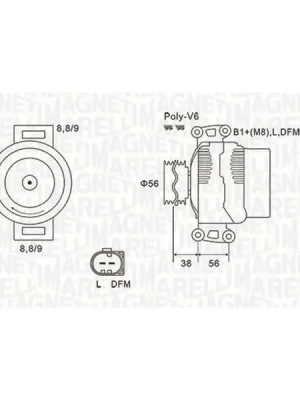 generátor MAGNETI MARELLI 063731754010 Nakupujte Hned