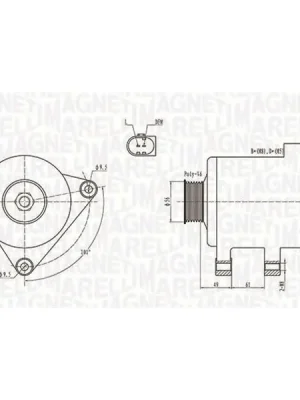 generátor MAGNETI MARELLI 063731782010 Top Prodej