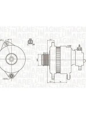 generátor MAGNETI MARELLI 063731900010 Výprodej