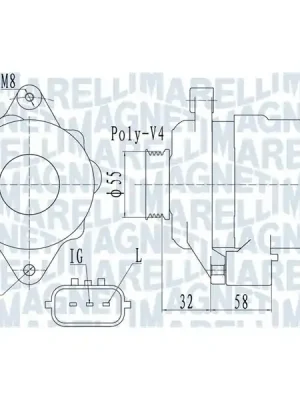 Koupit Online generátor MAGNETI MARELLI 063731943010