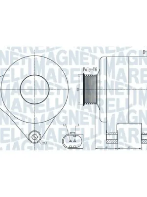 Cenová Bomba generátor MAGNETI MARELLI 063731986010