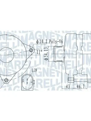 Sezónní Sleva generátor MAGNETI MARELLI 063732113010