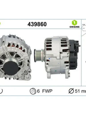 Zlevněný generátor VALEO 439860