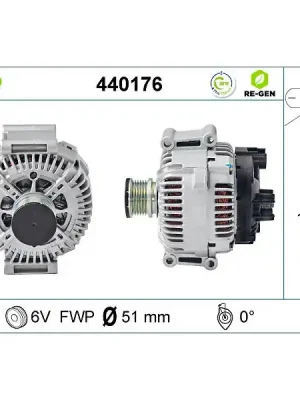Expresní Doručení generátor VALEO 440176