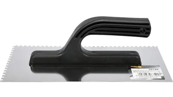 Hladítko 270 x 125 mm nerez zuby 4 x 4 mm Zlevněný