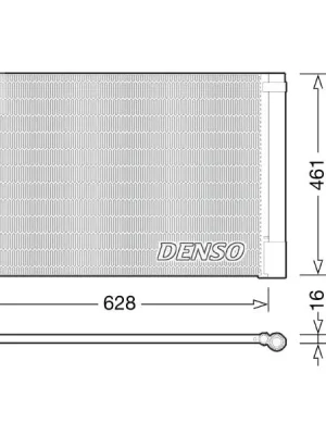 Novinka Kondenzátor, klimatizace DENSO DCN05013