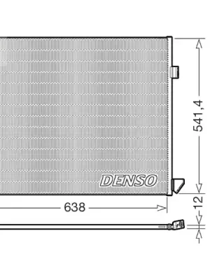 Kondenzátor, klimatizace DENSO DCN17066 Doprava Zdarma