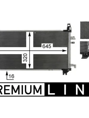 Kondenzátor, klimatizace MAHLE AC 841 000P Finální Výprodej
