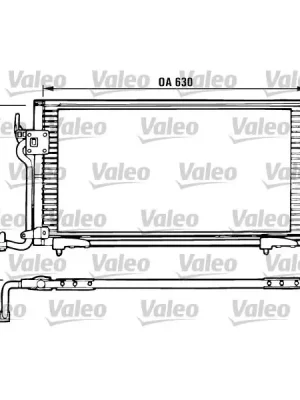 Cenová Bomba Kondenzátor, klimatizace VALEO 816984