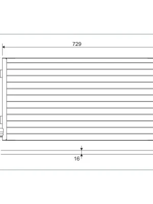 Rychlé Dodání Kondenzátor, klimatizace VALEO 817689