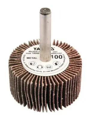 Kotouč lamelový radiální 40x20 P-120 s hřídelí 6 mm Autentický